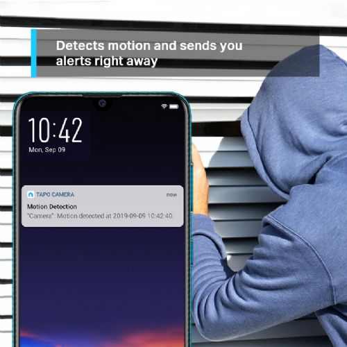 Nadzorna kamera TP-Link Tapo C200, dnevna/nočna, vrtenje/nagibanje, FHD, Wi-Fi, bela