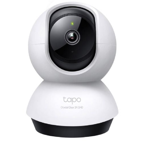 TP-Link Tapo C220 security camera, day/night, pan/tilt, QHD, Wi-Fi, white
