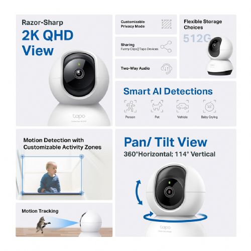 VARNOSTNA KAMERA TP-LINK TAPO C220