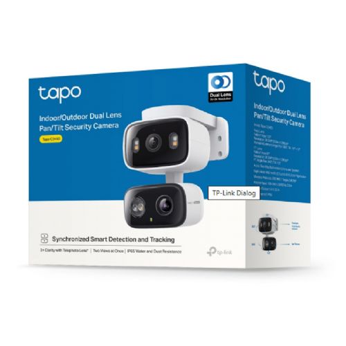 Varnostna kamera TP-Link Tapo C246D dualna leča 2K 3MP WiFi pan/tilt notranja in zunanja