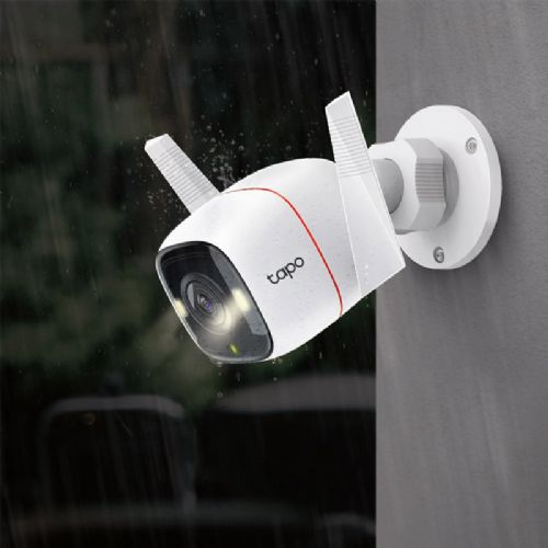 TP-Link Tapo C320WS outdoor surveillance camera, day/night, 4MP 2K QHD, IP66, WiFi, white