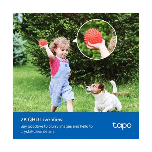 Varnostna kamera TP-Link Tapo C425 KIT(EU) brezžična, solarno napajanje, 4MP, nočni vid, IP66