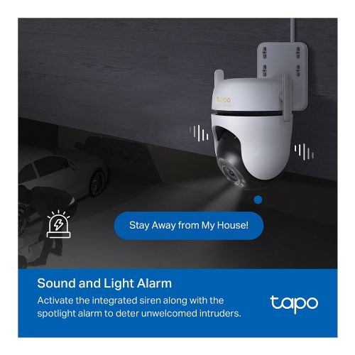 Varnostna kamera TP-Link Tapo C530WS 3K ločljivost, 360° panoramski pogled, nočni vid, Wi-Fi/Ethernet, IP66 vodoodporna