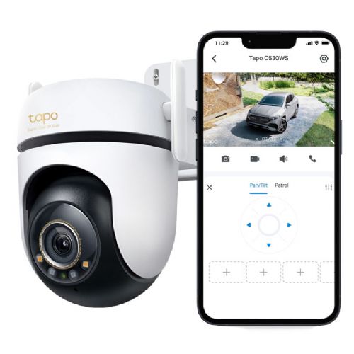Security Camera TP-LINK Tapo C530WS 5MP 3K Pan/Tilt Starlight Color Outdoor Surveillance Camera