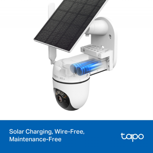 TP-Link Tapo C615G KIT 2K 4G LTE Security Camera, Pan/Tilt, Solar Panel, AI Detection, IP65