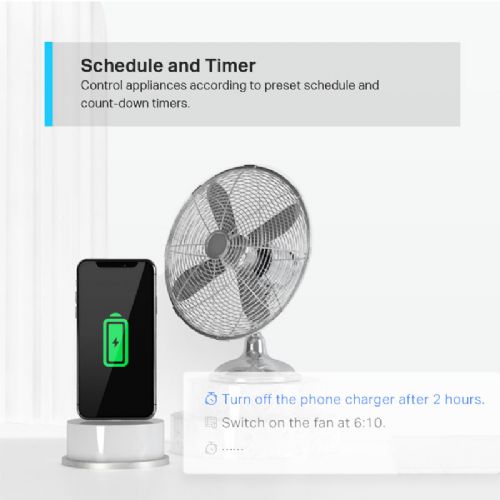 Pametna vtičnica TP-Link Tapo P100 Mini Smart WI-Fi, 2 kosa, bela