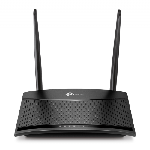Wireless router - TP-Link TL-MR100 4G LTE Router, Wi-Fi 4 300 Mb/s, built-in modem, 2 external antennas, up to 32 devices