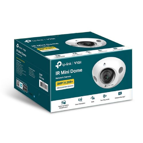 TP-LINK Vigi C230i mini 3MP (2,8mm) IR 2K bela DOME zunanja nadzorna kamera