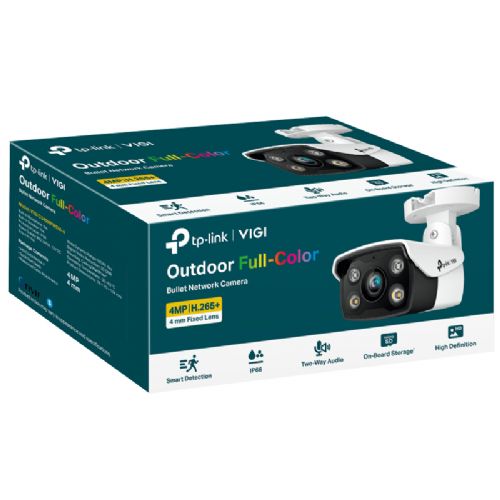 TP-LINK VIGI C340 2.8mm dnevna/nočna 4MP LAN QHD bela zunanja nadzorna kamera
