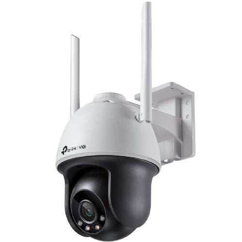 TP-Link VIGI C540-W outdoor surveillance camera, 4 mm, day/night, 4 MP, Wi-Fi, tilt/pan, QHD, white-black