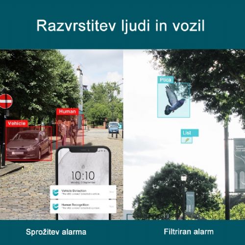 TP-LINK VIGI C540V 4MP SHD PAN TILT Full-color bela zunanja nadzorna kamera