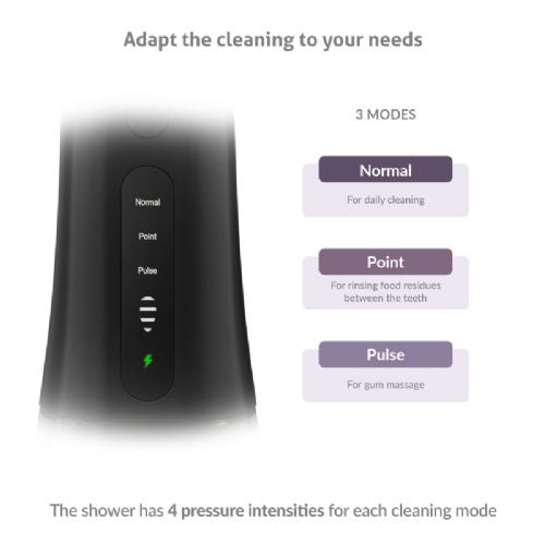 Električna zobna prha TrueLife Compact L100 črna