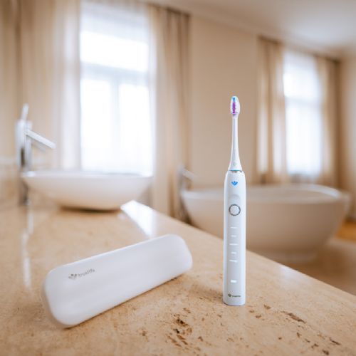 Sonična zobna ščetka TrueLife SonicBrush Clean70 UV, 90.000 gibov/min, 5 načinov, SmartPressure senzor, UV sterilizacija, do 70 dni delovanja, USB-C