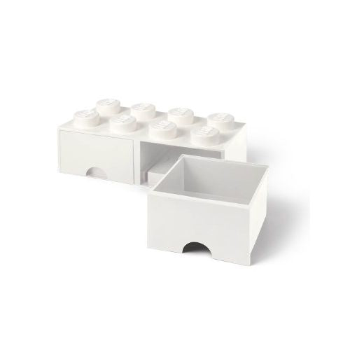 Lego®: Škatla za shranjevanje z gradnikom 8 - Bela (40061735)