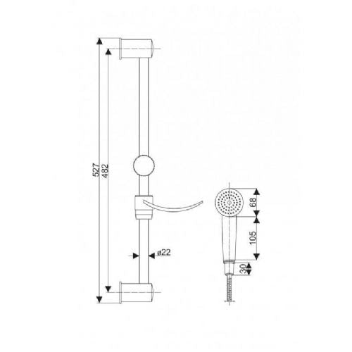 Shower set Diana
