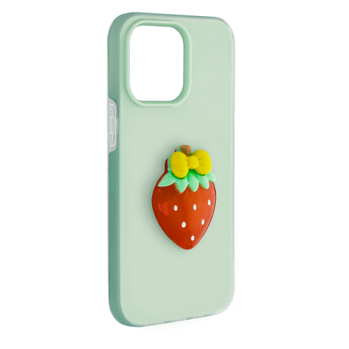 Phone Cases Onasi Tutti Frutti Samsung Galaxy S26 Plus 5G 2in1 double-layer silicone case, frosted effect, improved grip, 3D fruit motif - green