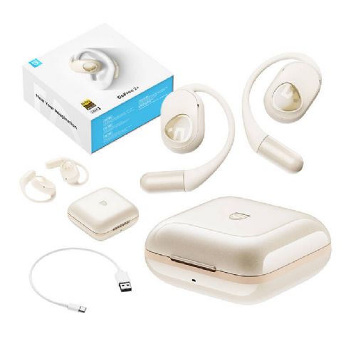 Slušalke TWS Soundpeats GoFree2+ (bele)