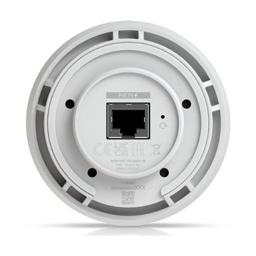 Varnostna kamera Ubiquiti UniFi G6 Bullet • Zunanja • 4K • Infrardeča • IP66 • PoE • bela • UVC-G6-Bullet-W