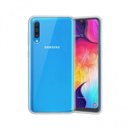 Ultra thin silicone case for Samsung Galaxy A50 A505 - transparent