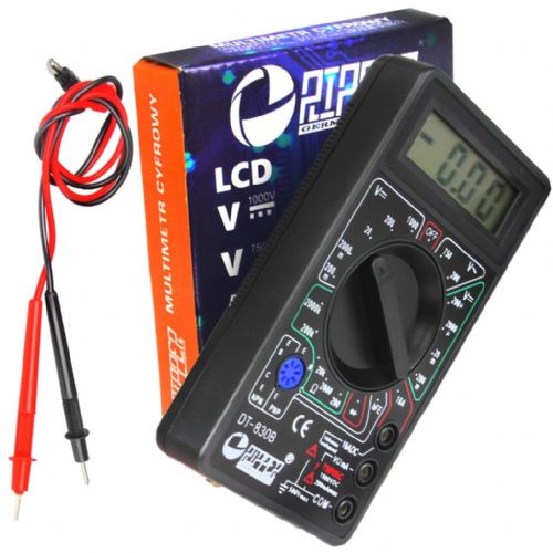 Universal 10A digital multimeter with LCD