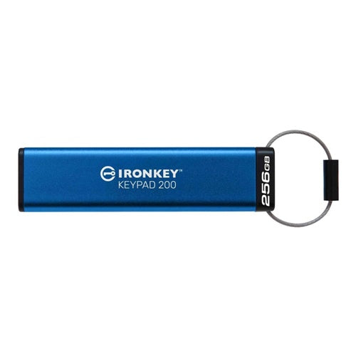 USB Kingston IronKey Keypad 200 256 GB,USB-A 3.2, modra