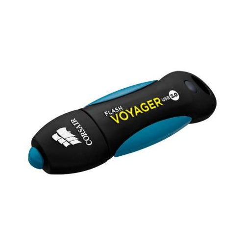 USB ključ Corsair Flash Voyager 256 GB, USB-A 3.2, črna/modra