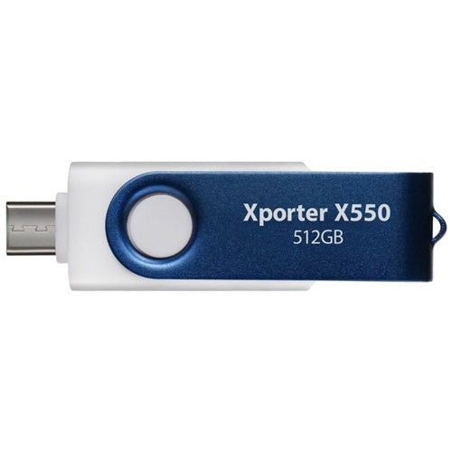 USB ključek Patriot Xporter X550 512GB, USB-A in USB-C 3.2