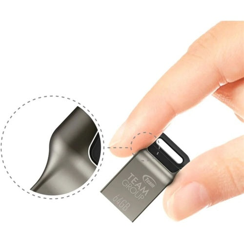 USB Team Group C162 256 GB, USB-A 3.2 Gen 1, srebrna