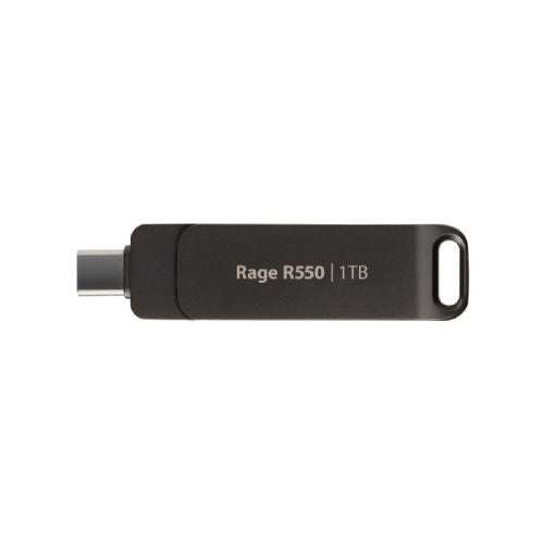 USB ključek Patriot Rage R550 1TB, USB-A in USB-C 3.2, črna