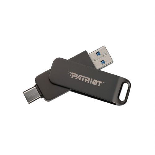 USB ključek Patriot Rage R550 512GB, USB-A in USB-C 3.2, črna