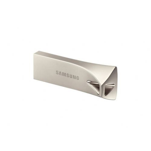 Samsung BAR Plus USB flash drive, 128GB, USB 3.1 400 MB/s, silver