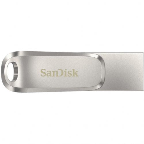 USB SanDisk Ultra Dual Drive Luxe 512 GB, USB-A 3.2 Gen 1, USB-C 3.2 Gen 1, srebrna