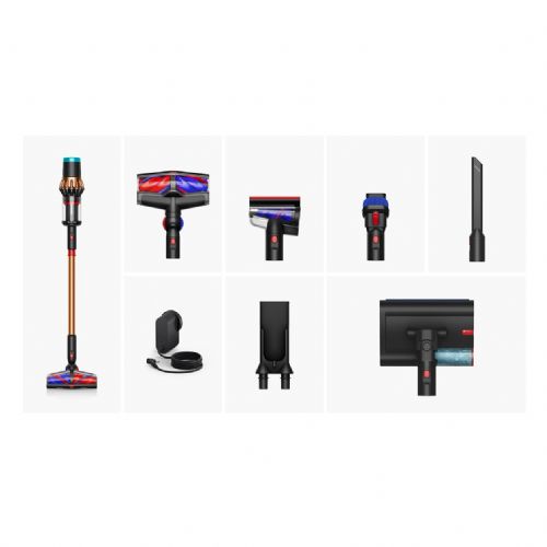 Dyson V16 3-in-1 upright vacuum cleaner, 900 W, bagless, HEPA filter, LCD display