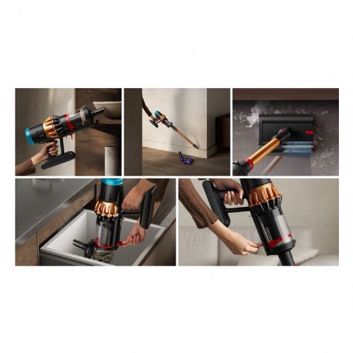 Dyson V16 3-in-1 upright vacuum cleaner, 900 W, bagless, HEPA filter, LCD display