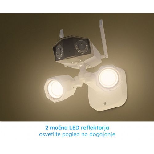 Varnostna kamera Reolink Floodlight Series F750W, IP66, UHD, črna/bela