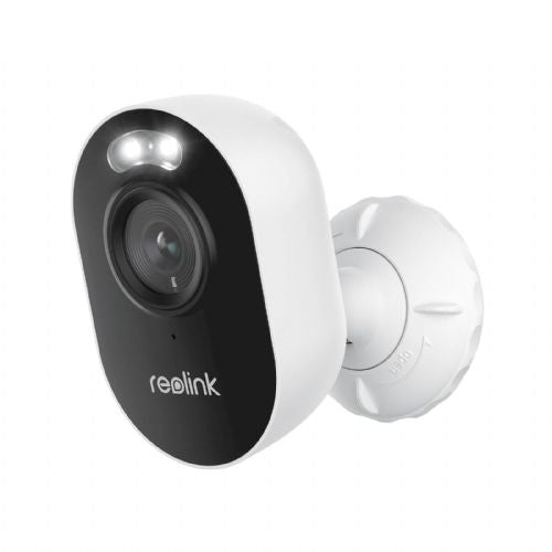 Varnostna kamera Reolink Lumius Series E430 4MP, Wi-Fi, zaznavanje oseb/vozil, dvosmerni zvok, IP65, bela
