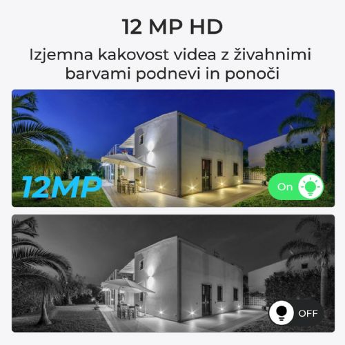 Varnostna kamera Reolink P340 (nova različica) 12 MP, PoE, IP66, dvosmerni zvok, zaznavanje oseb/vozil