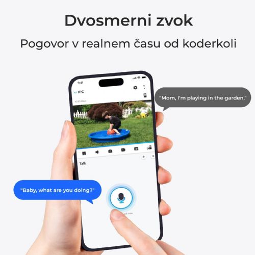Varnostna kamera Reolink TrackMix P760 bela, 8MP, PoE, IP65, zunanja uporaba
