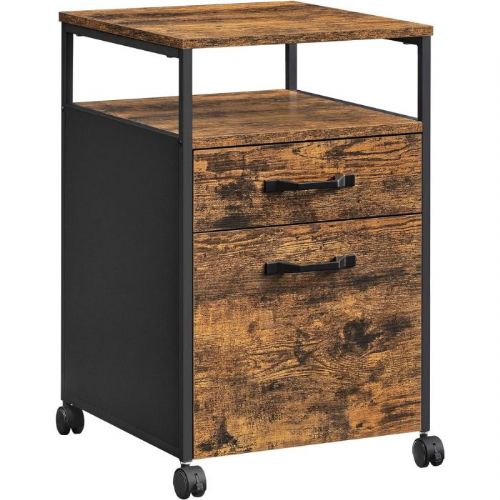 VASAGLE mobile chest of drawers with an industrial look