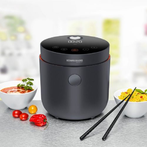 Večnamenski kuhalnik Rommelsbacher Multi-Reiskocher MRK 500 Risa, 500 W, 2 litra, grafitna