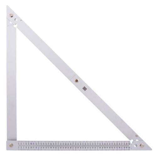 Large aluminum construction square, foldable + bag