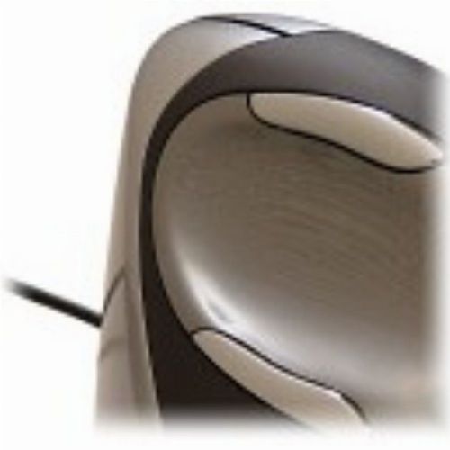 Vertikalna miška Evoluent Vertical Mouse 4 LH, 2.600 dpi, črna/siva
