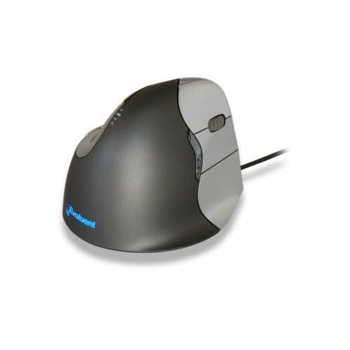 Vertikalna miška Evoluent Vertical Mouse 4 RH (črna/siva)