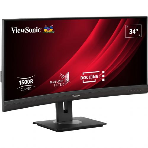 Monitor Viewsonic VG3456C, 86,4cm (34"), 3440 x 1440, 21:9, VA, 400 cd/m2, 5ms, ukrilvjen, črna