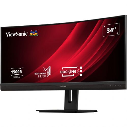Monitor Viewsonic VG3456C, 86,4cm (34"), 3440 x 1440, 21:9, VA, 400 cd/m2, 5ms, ukrilvjen, črna