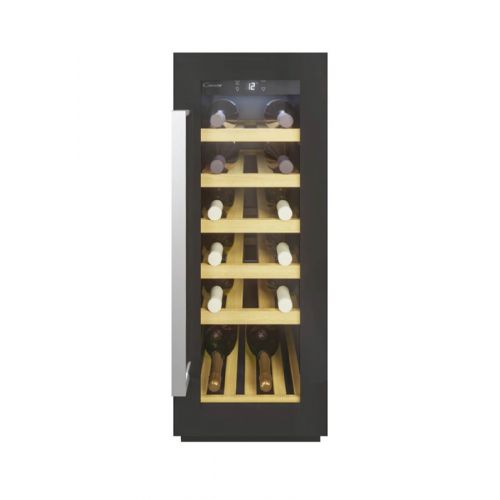 Vgradna vinska vitrina Candy CCVB 30/1, za 19 steklenic, 29,5 x 81,3 x 56,2 cm