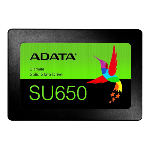 Vgradni SSD Adata Ultimate SU650 256 GB, SATA 6 GB/s, 2,5", branje 520 MB/s, pisanje 450 MB/s, črna