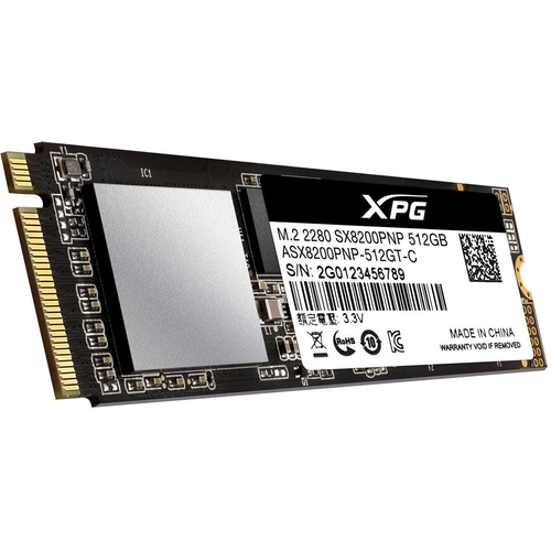 Vgradni SSD Adata XPG SX8200 Pro 512 GB (PCIe 3.0 x4, NVMe 1.3, M.2 2280)