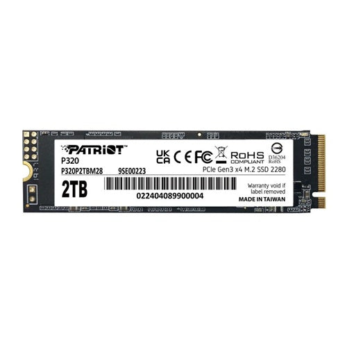 Vgradni SSD disk Patriot P320 2 TB (PCIe 3.0 x4, NVMe 1.3, M.2 2280)
