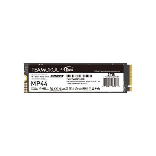 Vgradni SSD disk Team Group MP44 2 TB PCIe 4.0 x4, NVMe, M.2 2280